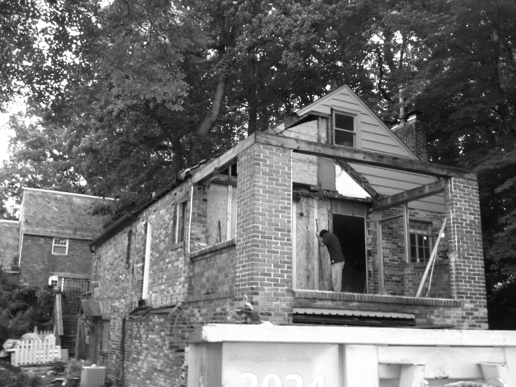DURING DEMOLITION 