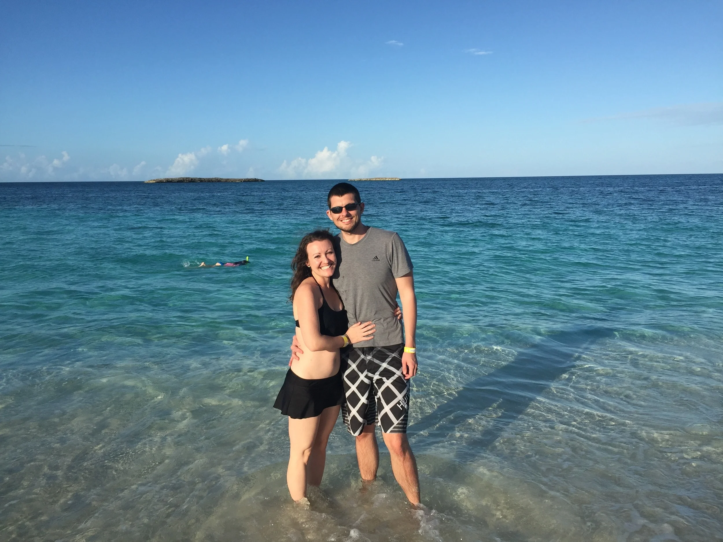 Relaxing in the Bahamas with my love!