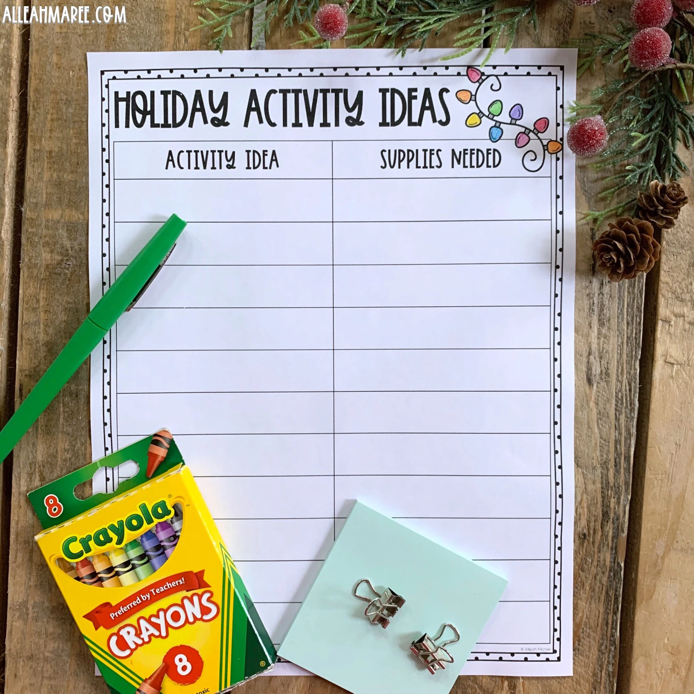8 Tips for Easy, Organized Holidays in the Classroom — Alleah Maree