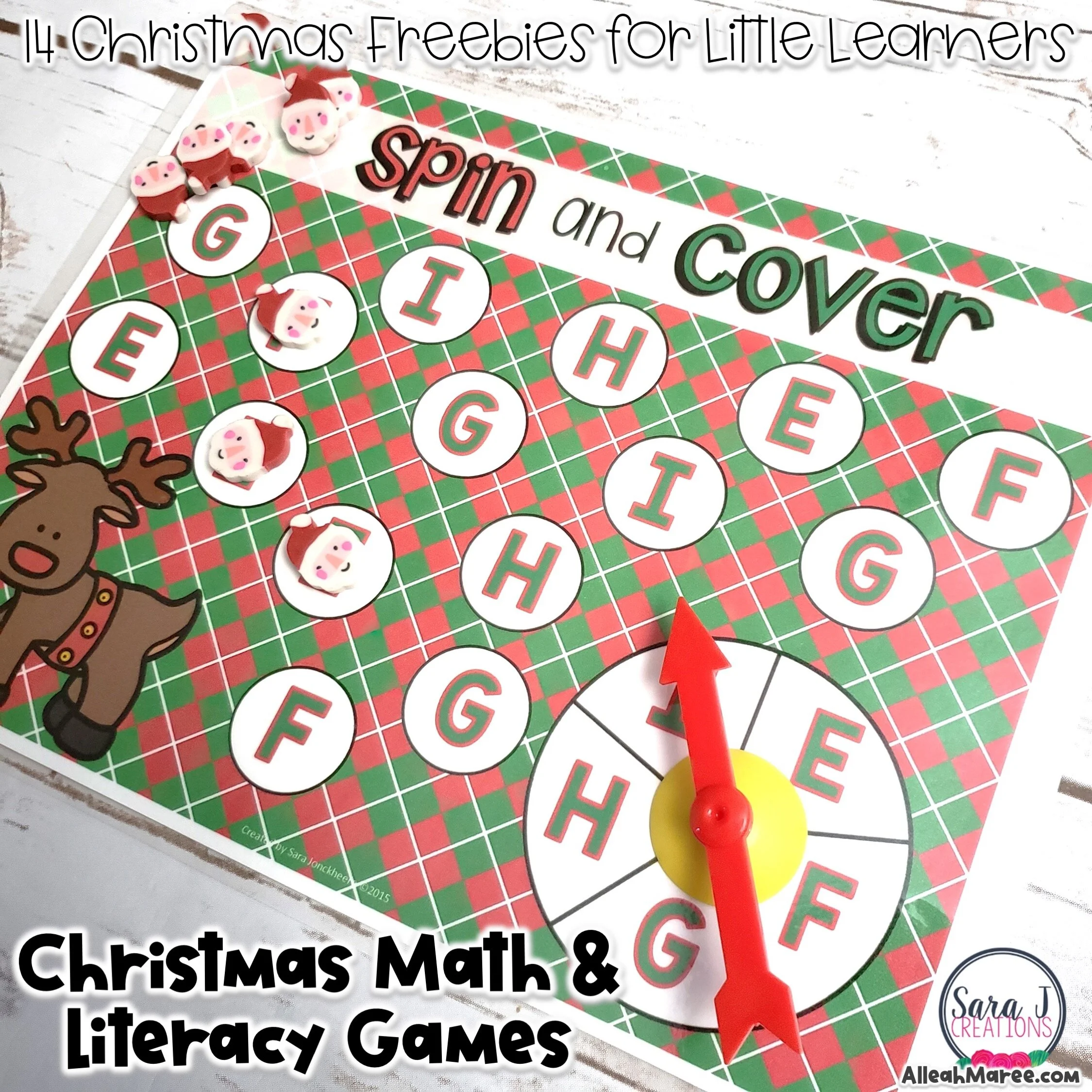 Christmas Math &amp; Literacy Games