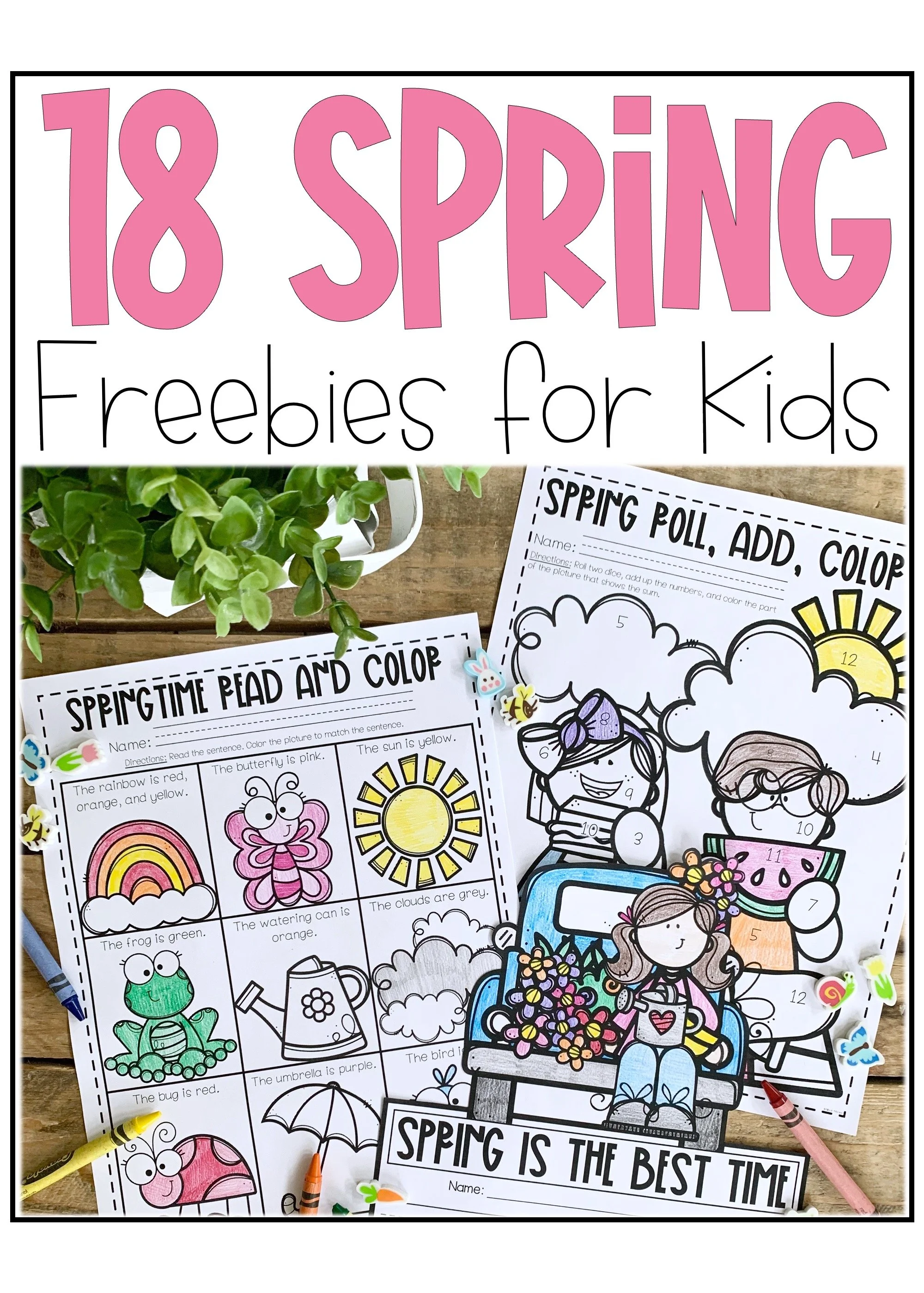 18 Spring Freebies for K-2 Students