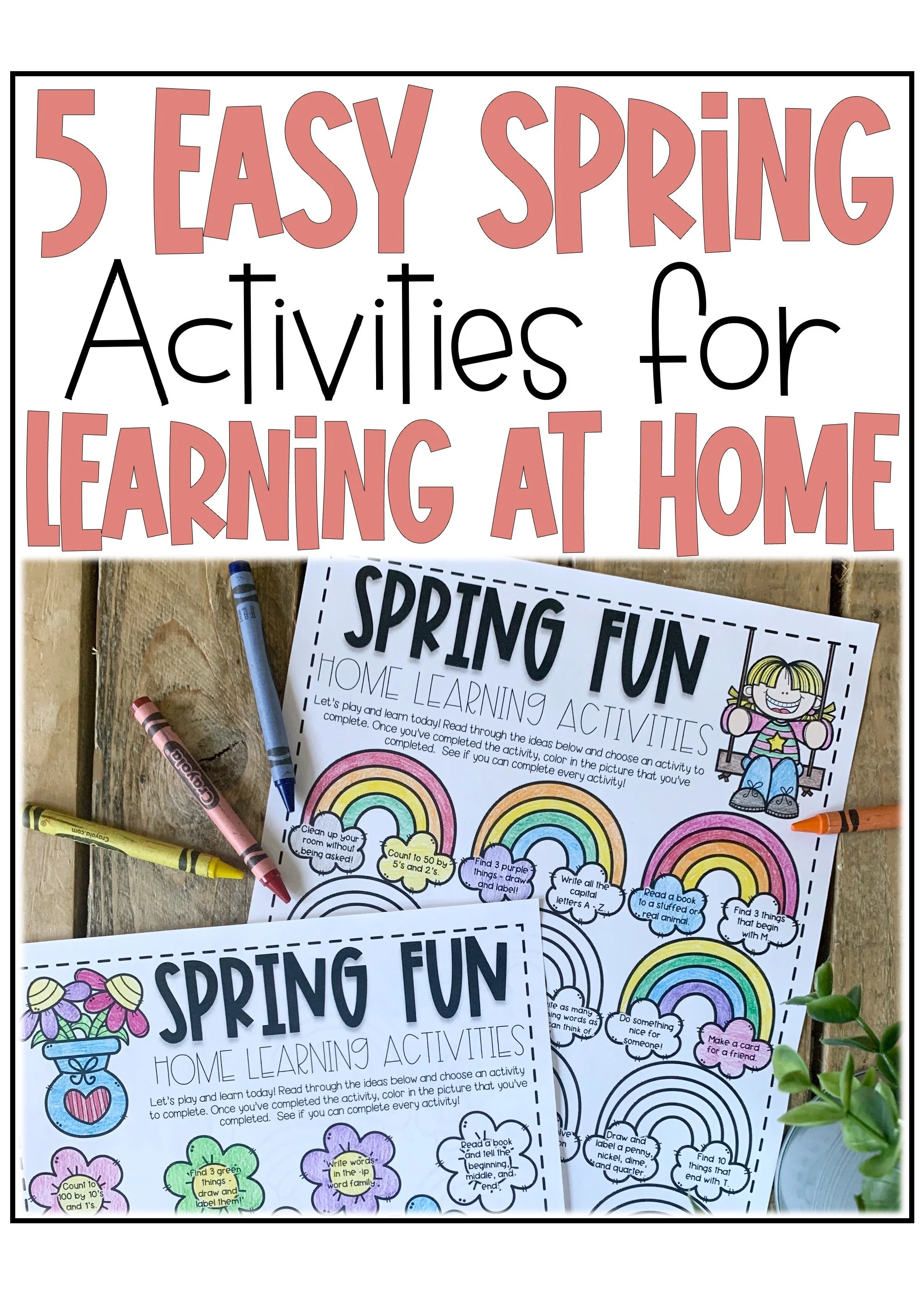 5 Easy Spring Activities for Learning with Kids at Home