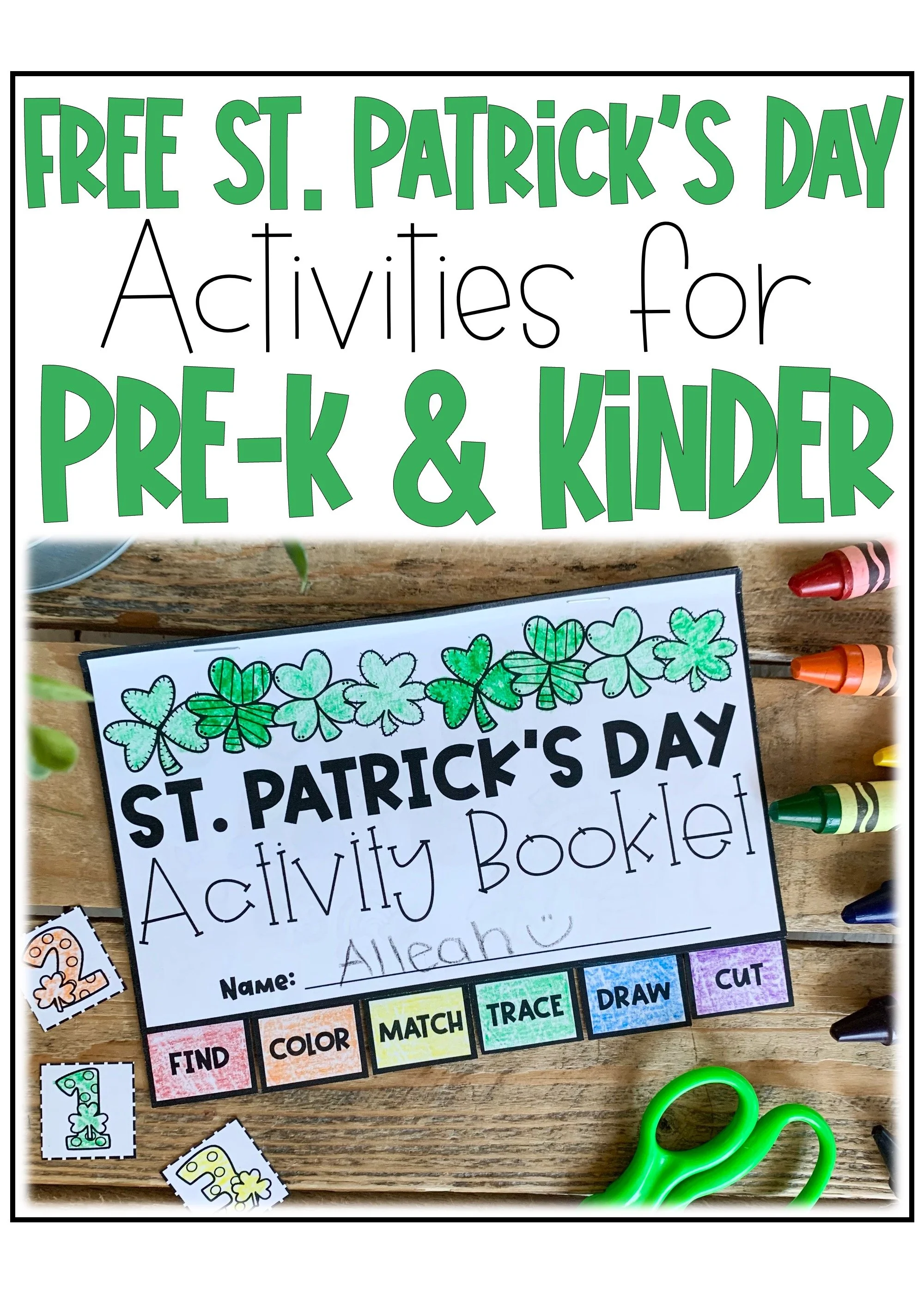 13 St. Patrick's Day Freebies for Preschool and Kindergarten