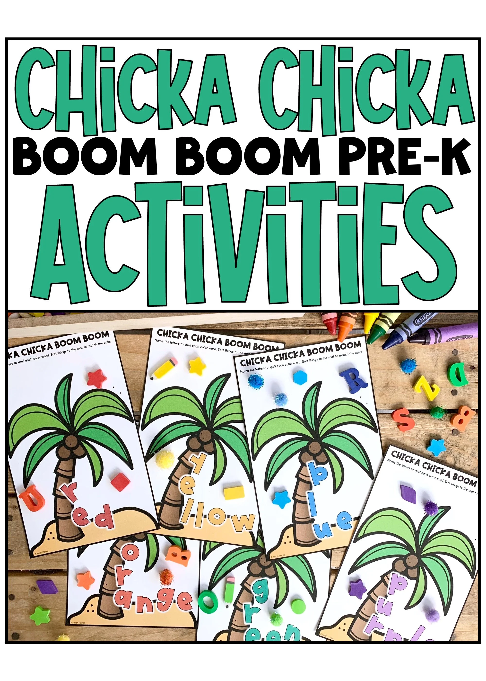 Chicka Chicka Boom Boom Activities for Preschool and Kindergarten