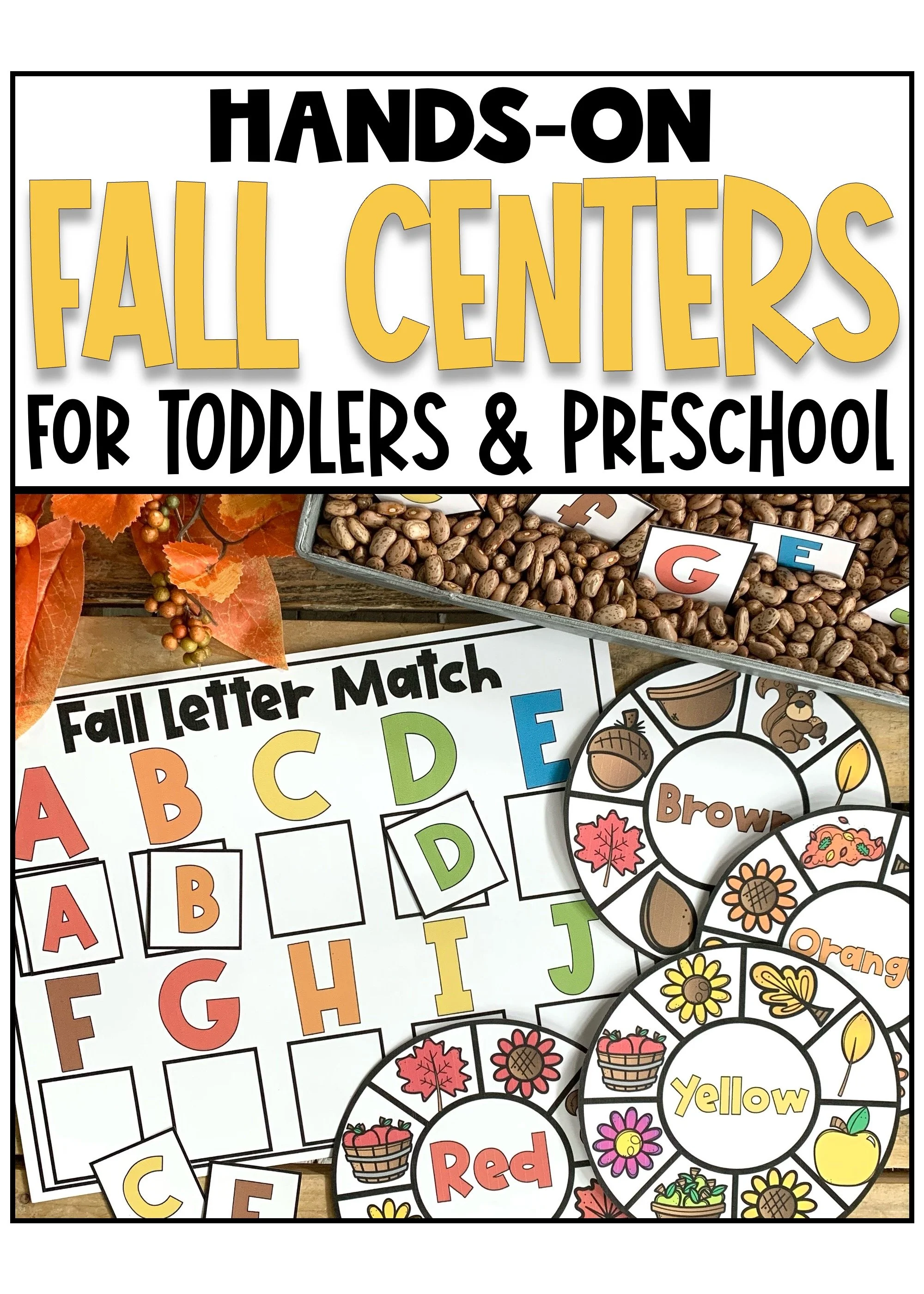 Fall Activities and Centers for Toddlers &amp; Preschoolers