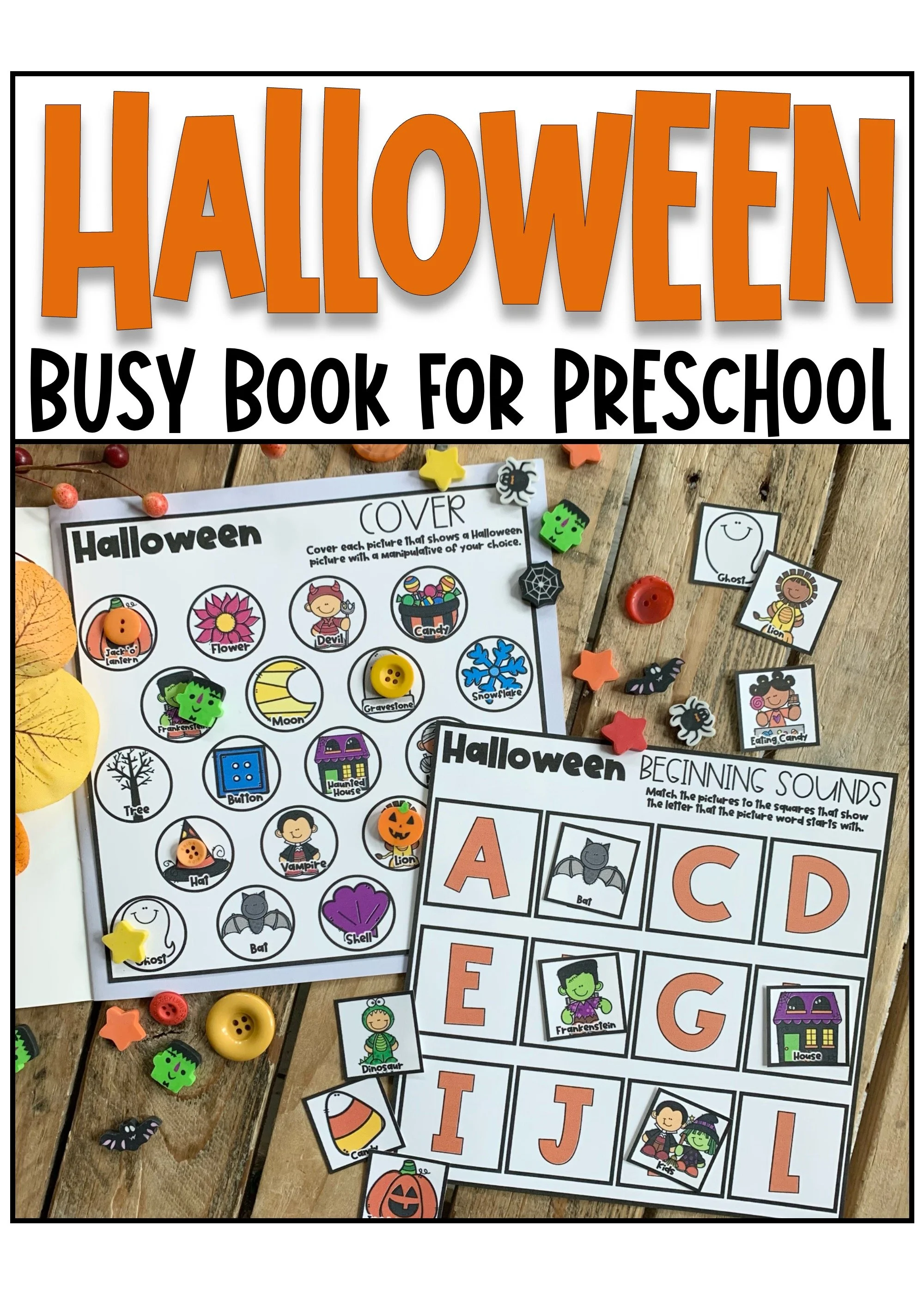 Halloween Busy Book for Toddlers and Preschoolers