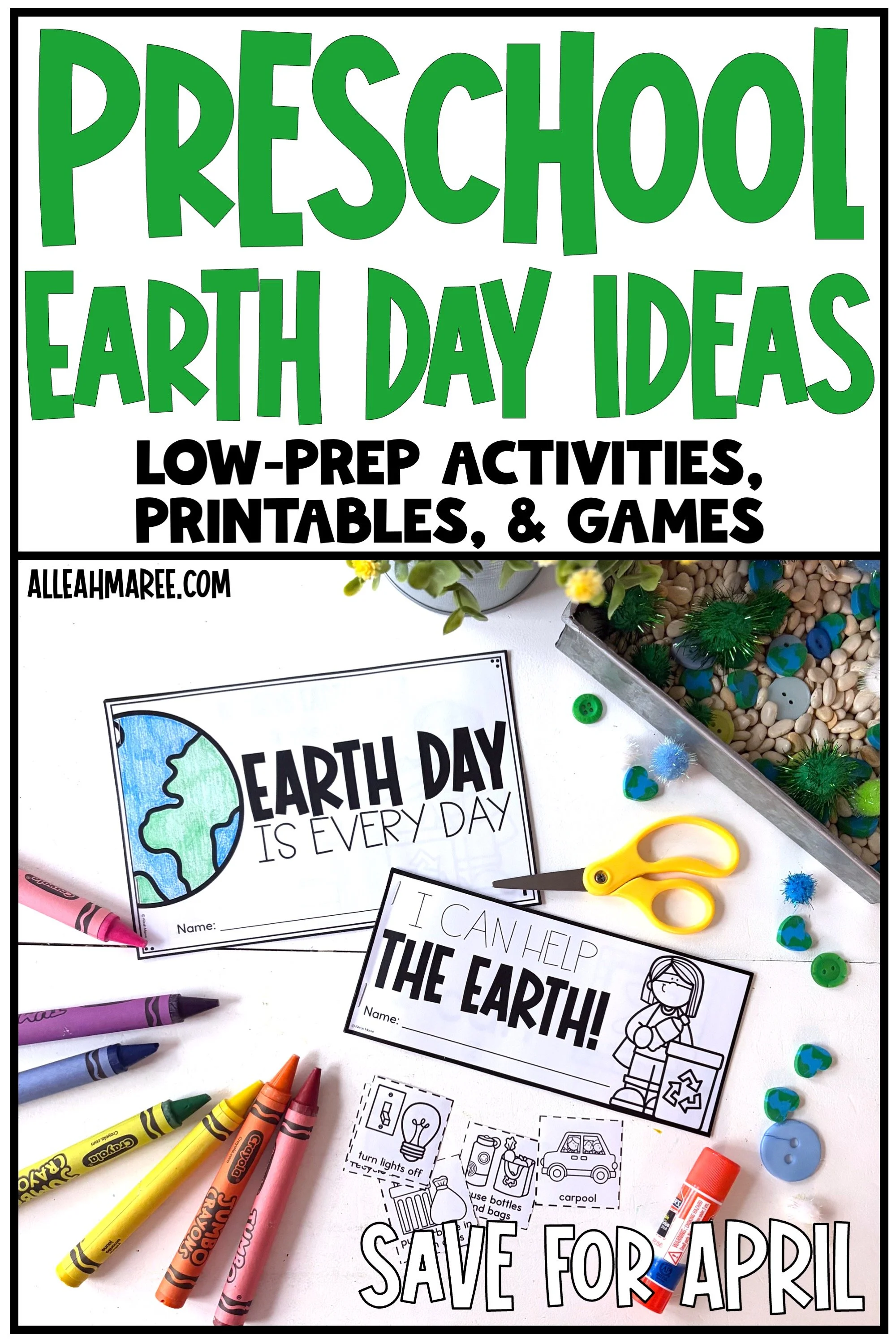 Earth Day activities for Preschoolers
