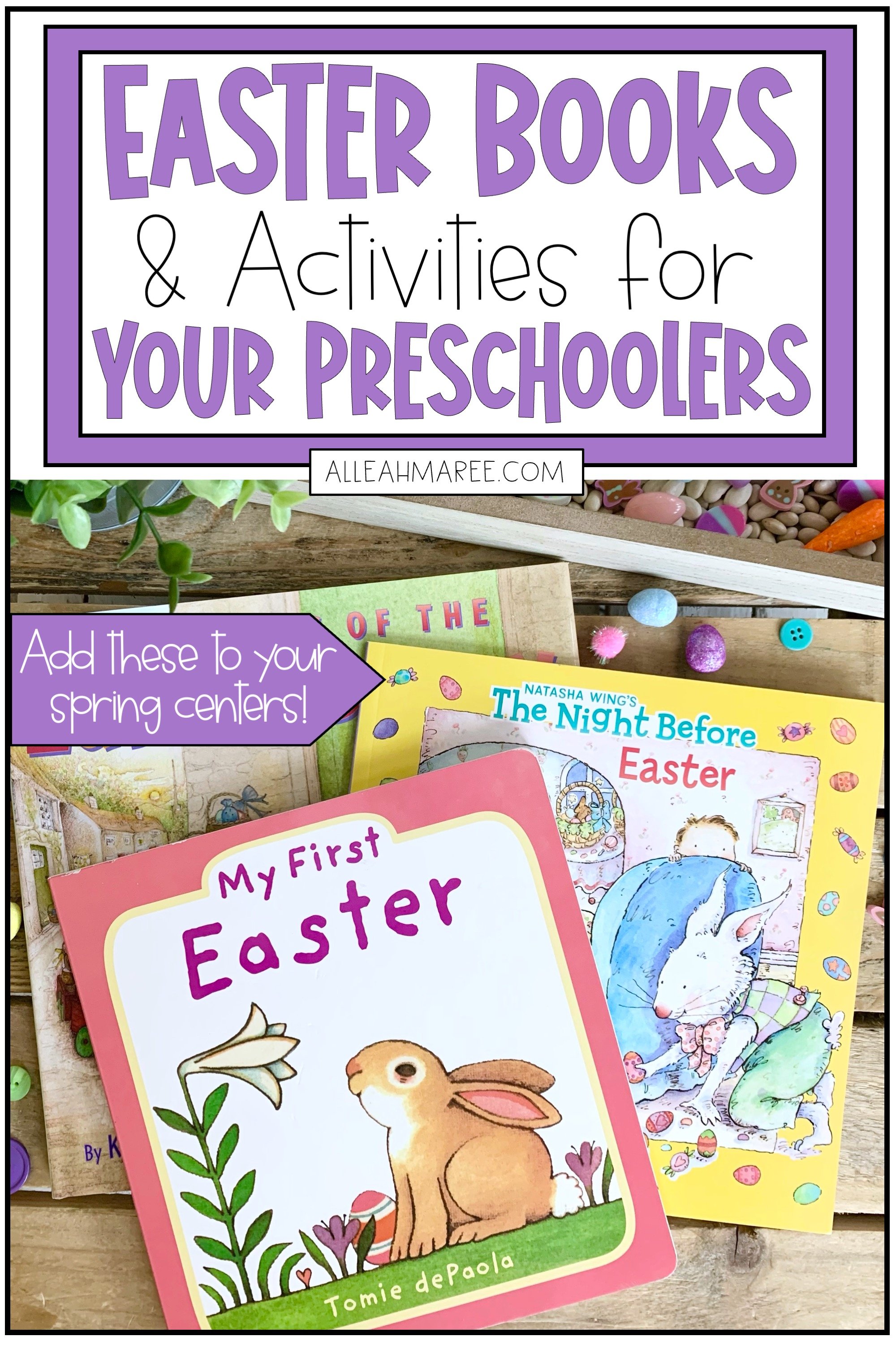 Easter books and related activities for preschoolers!