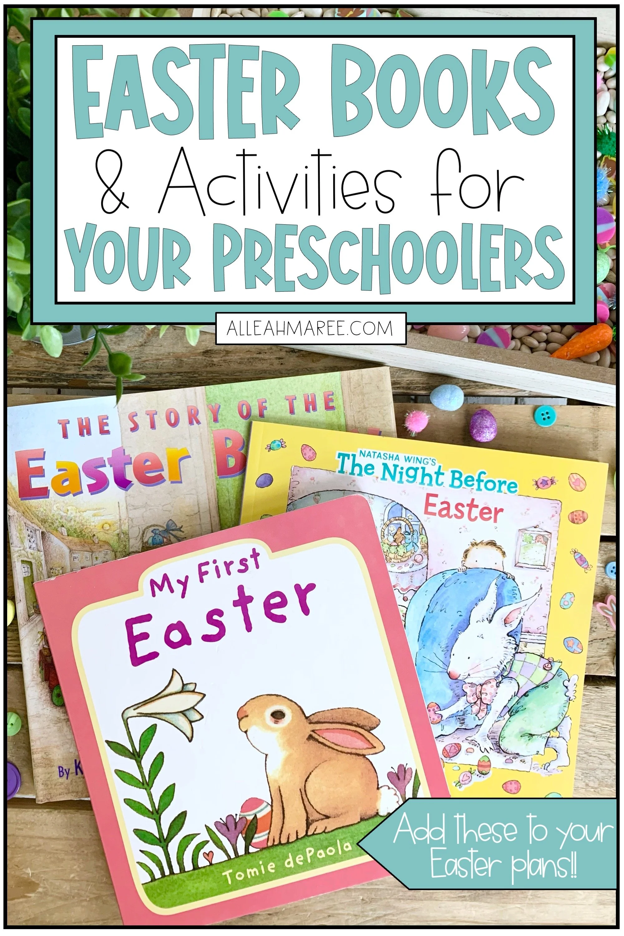 Easter books and related activities for preschoolers!