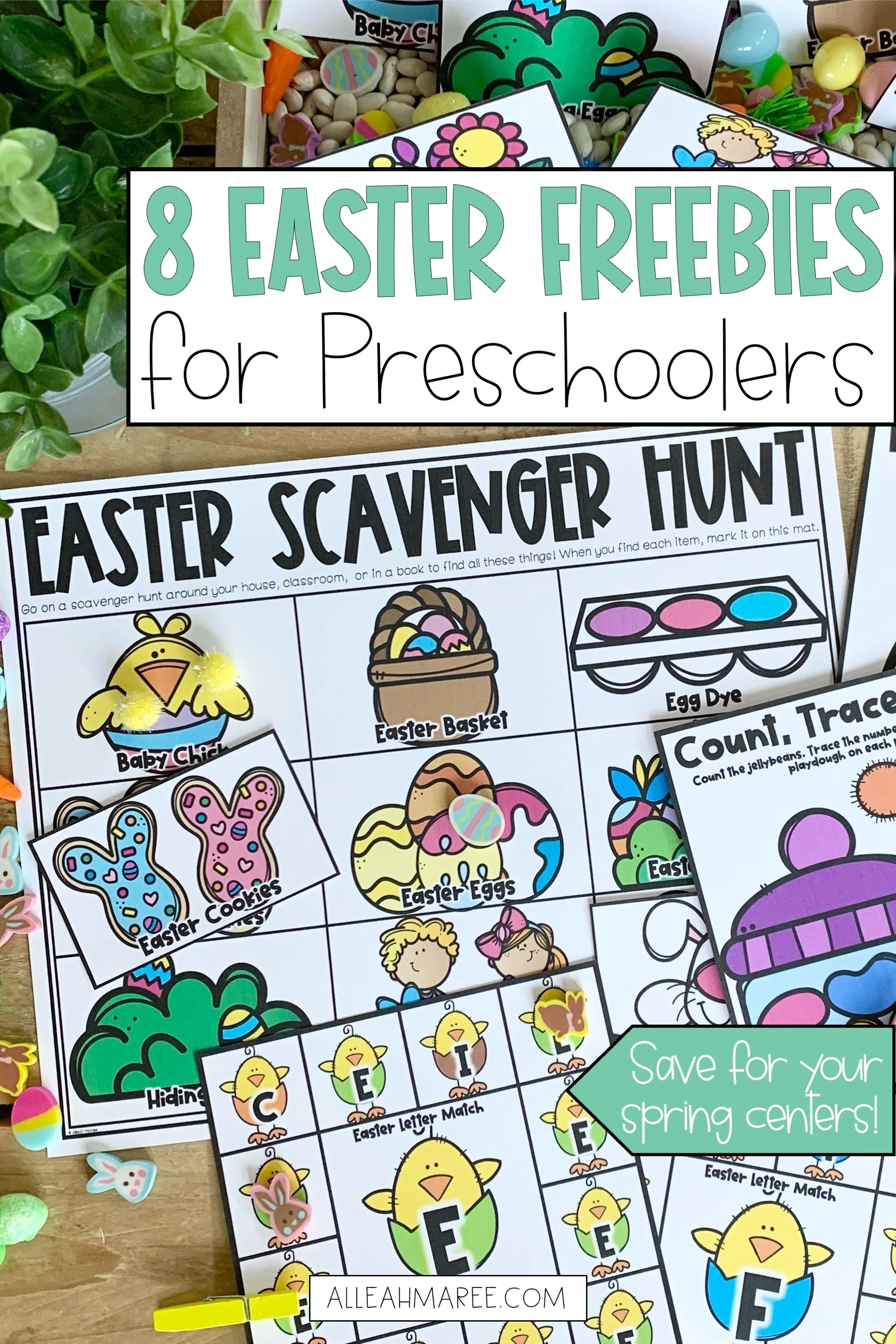 Free Easter activities for preschoolers!