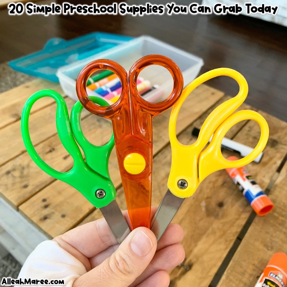 Must Have Preschool Supplies - Studio DIY