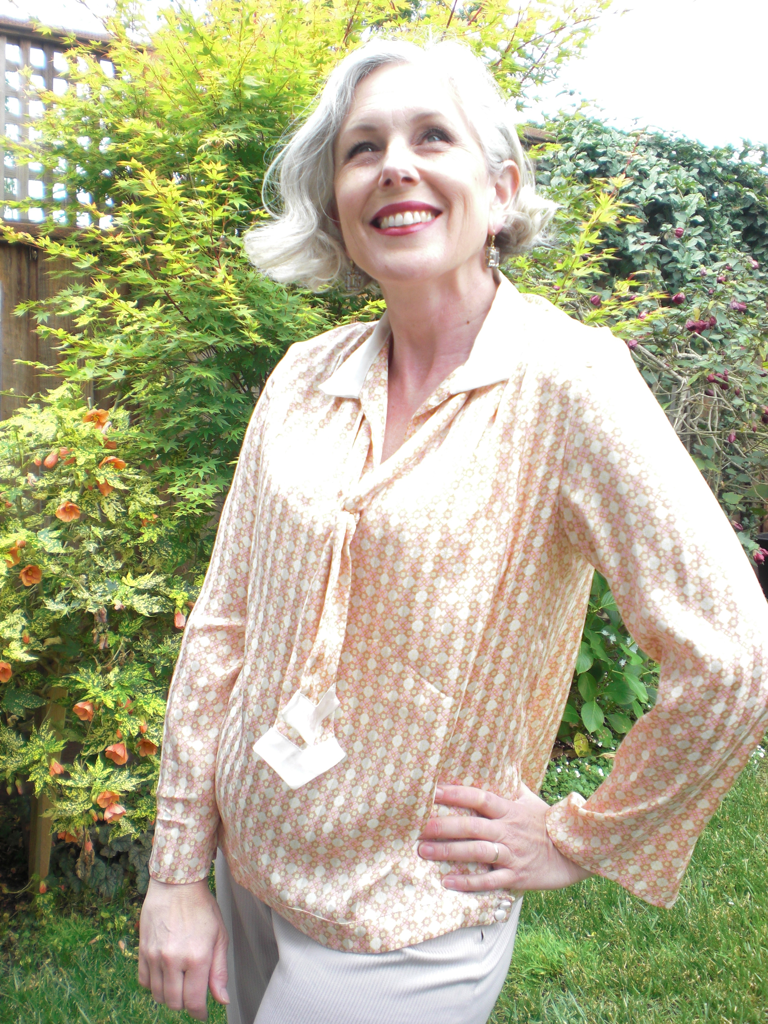 Here is my Finished Blouse 1. I love it and wear it all the time!