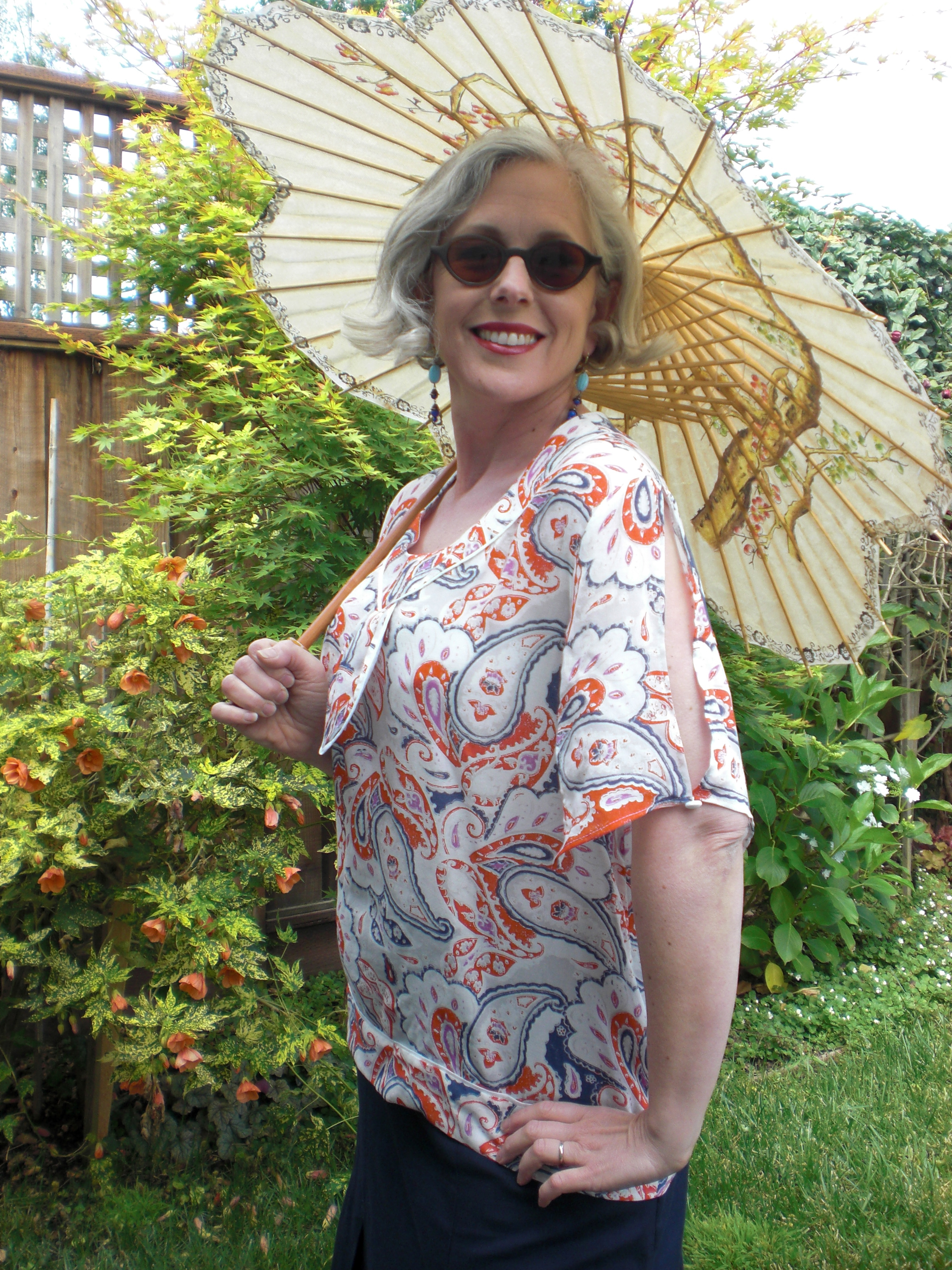 Finished Blouse #3. This is a great blouse for summer and I am super excited to wear it as the weather warms up.