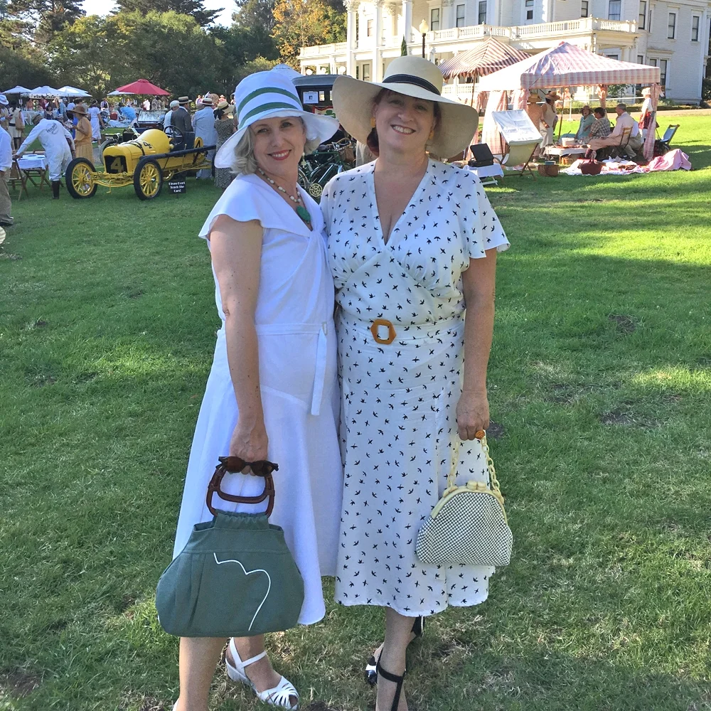 Me with my dear friend Loran who also made her dress.