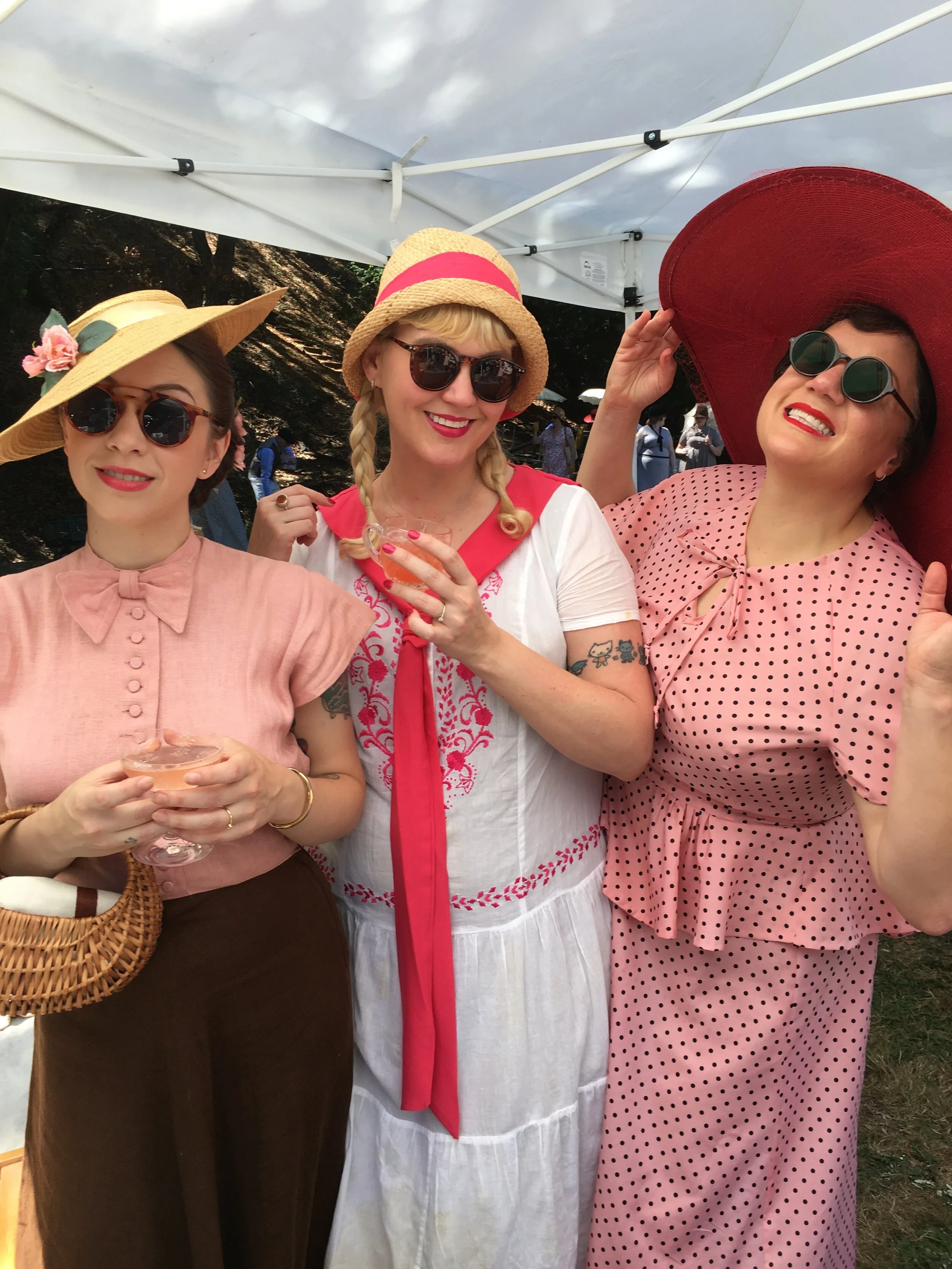 Brie, Taggy Lee & Dottie - So fabulous and Pink!