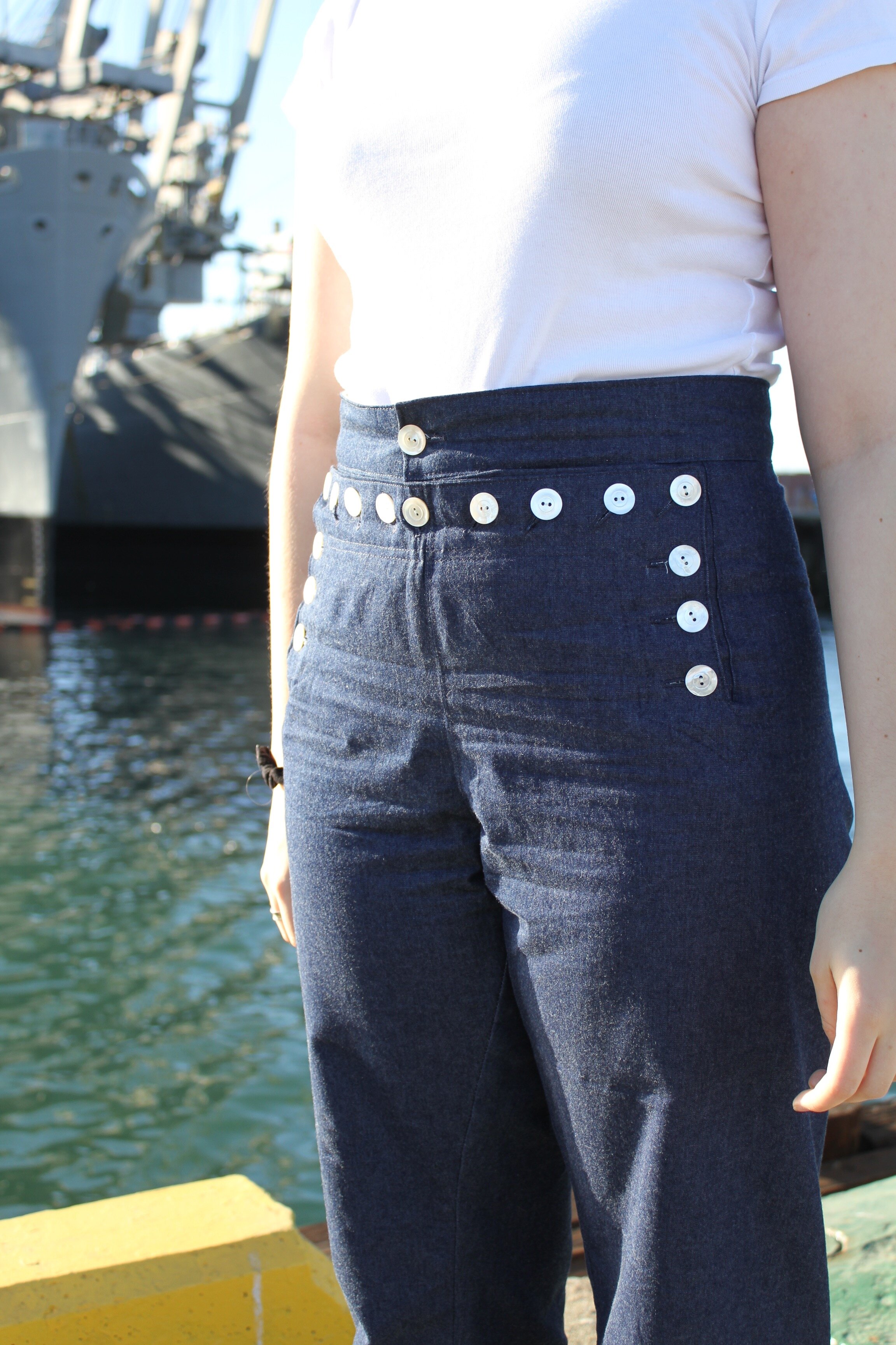 The Sewing Room Vintage Style Sewing and Fashion Blog - The Folkwear Sailor  Pants - A Pattern Review