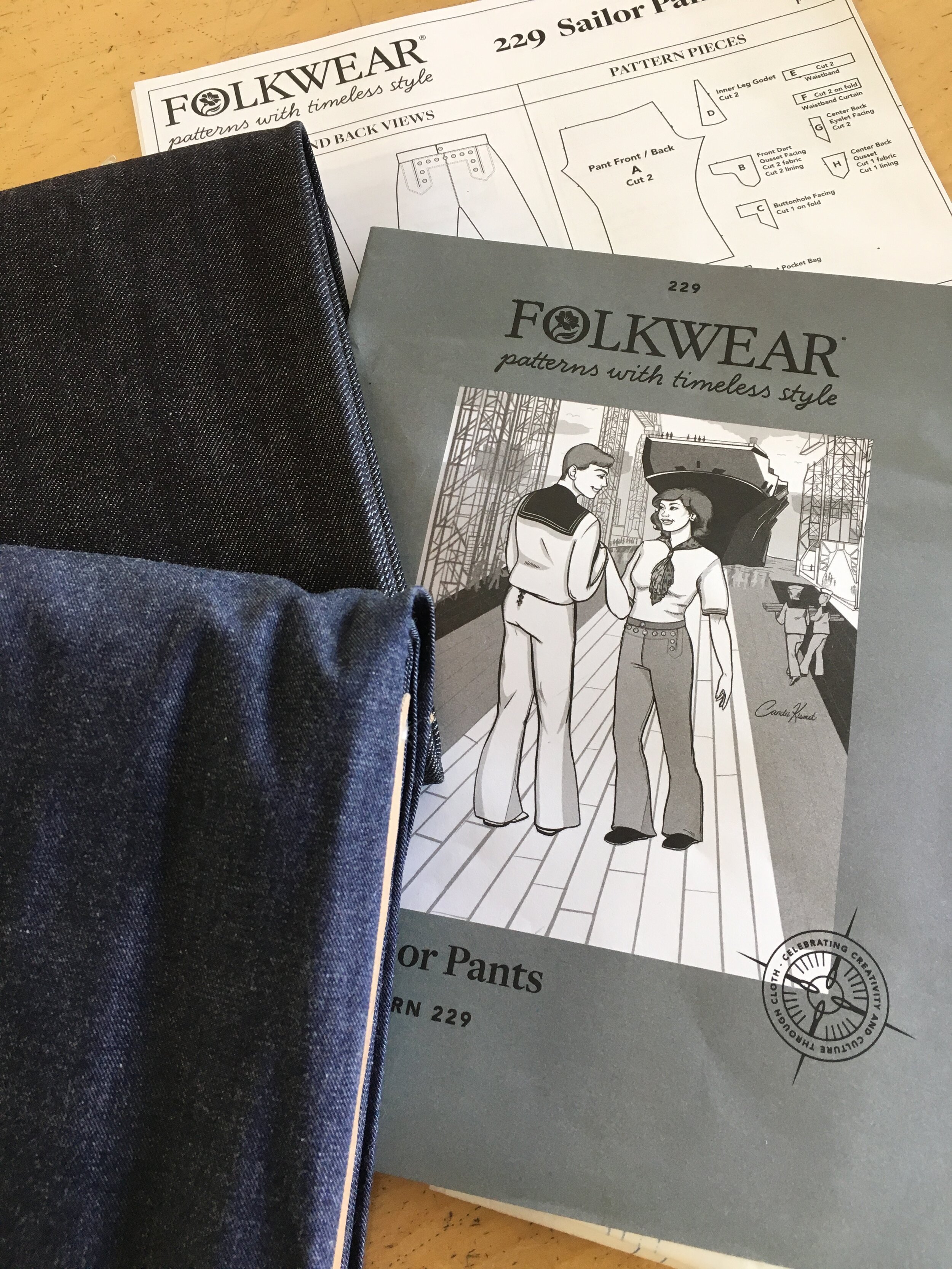 229 Sailor Pants - Folkwear