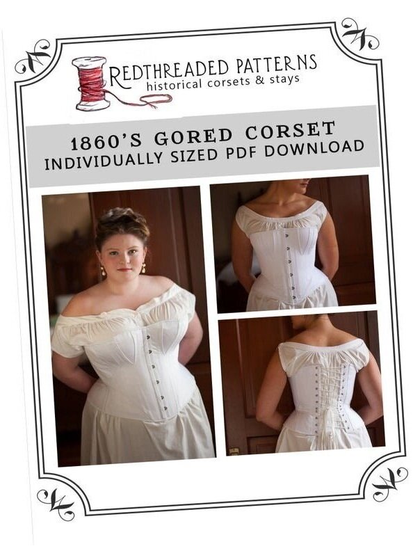 How To Make a Victorian Corset  Pattern and Sewing Tutorial 