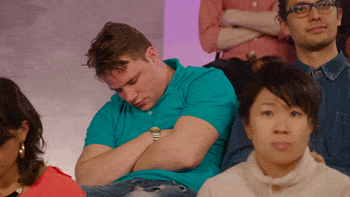 Sly: "Oh, yeah, this show is great...when is it done?"