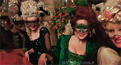 What I imagine every masked ball in the history of the world is like