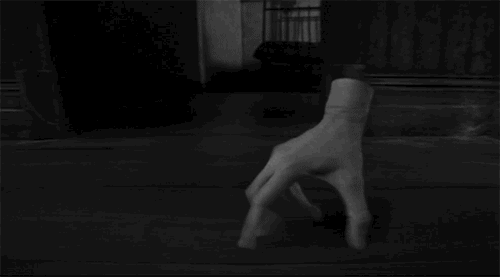 Titus's hand, per my imagination