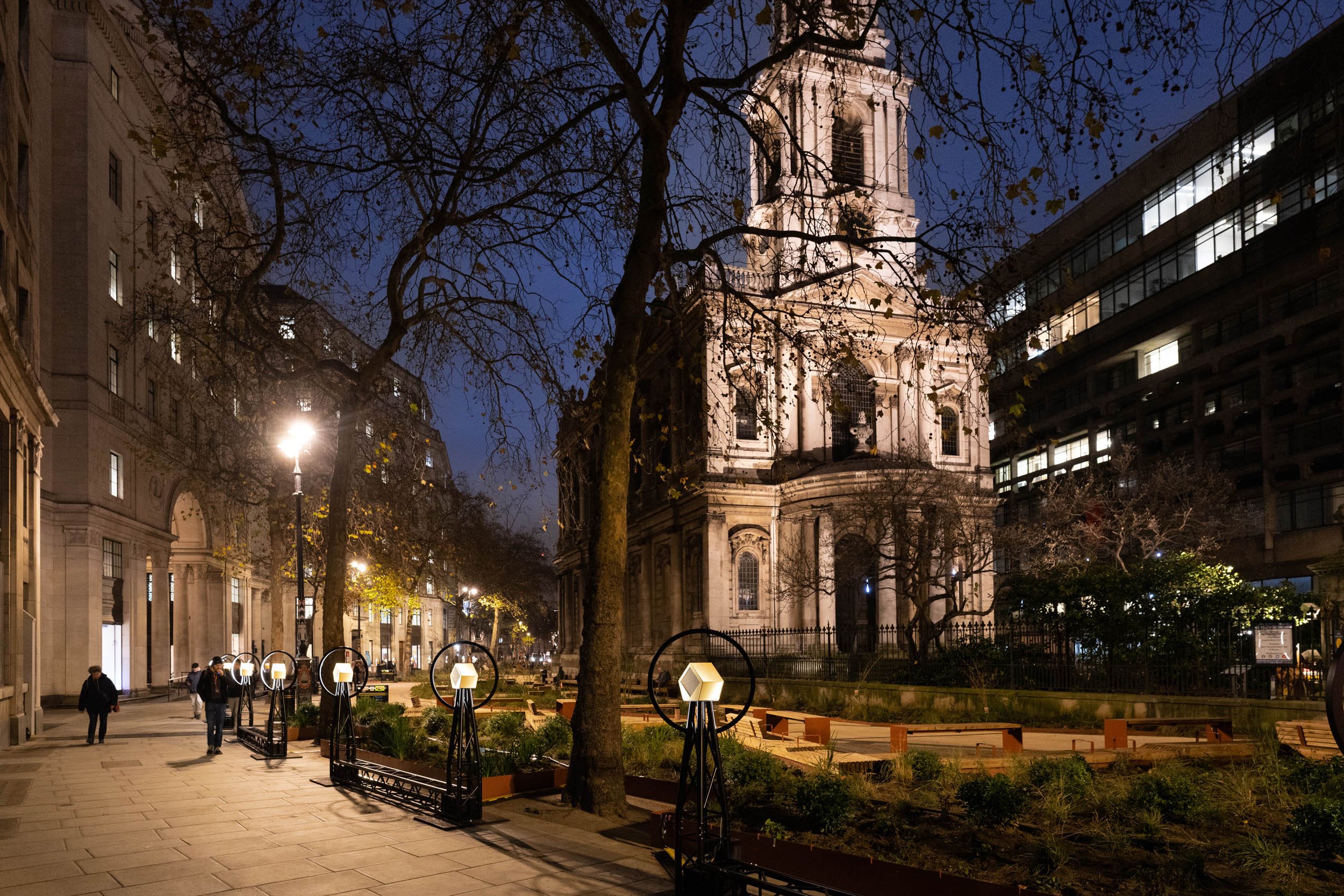 The VoiceLine sound installation, The Strand, London