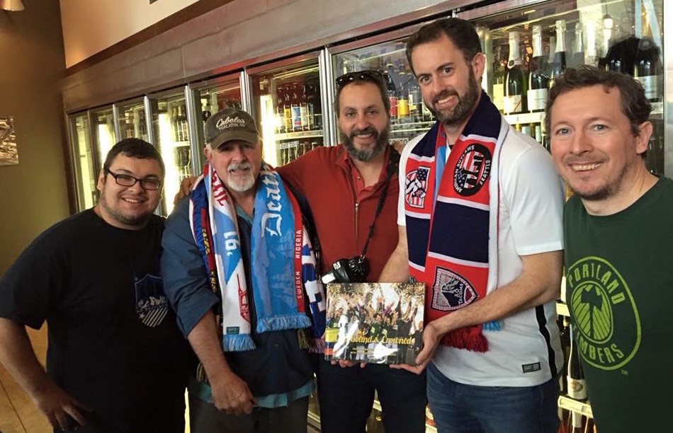 American Outlaws Spokane visit AO PDX at The Toffee Club.
