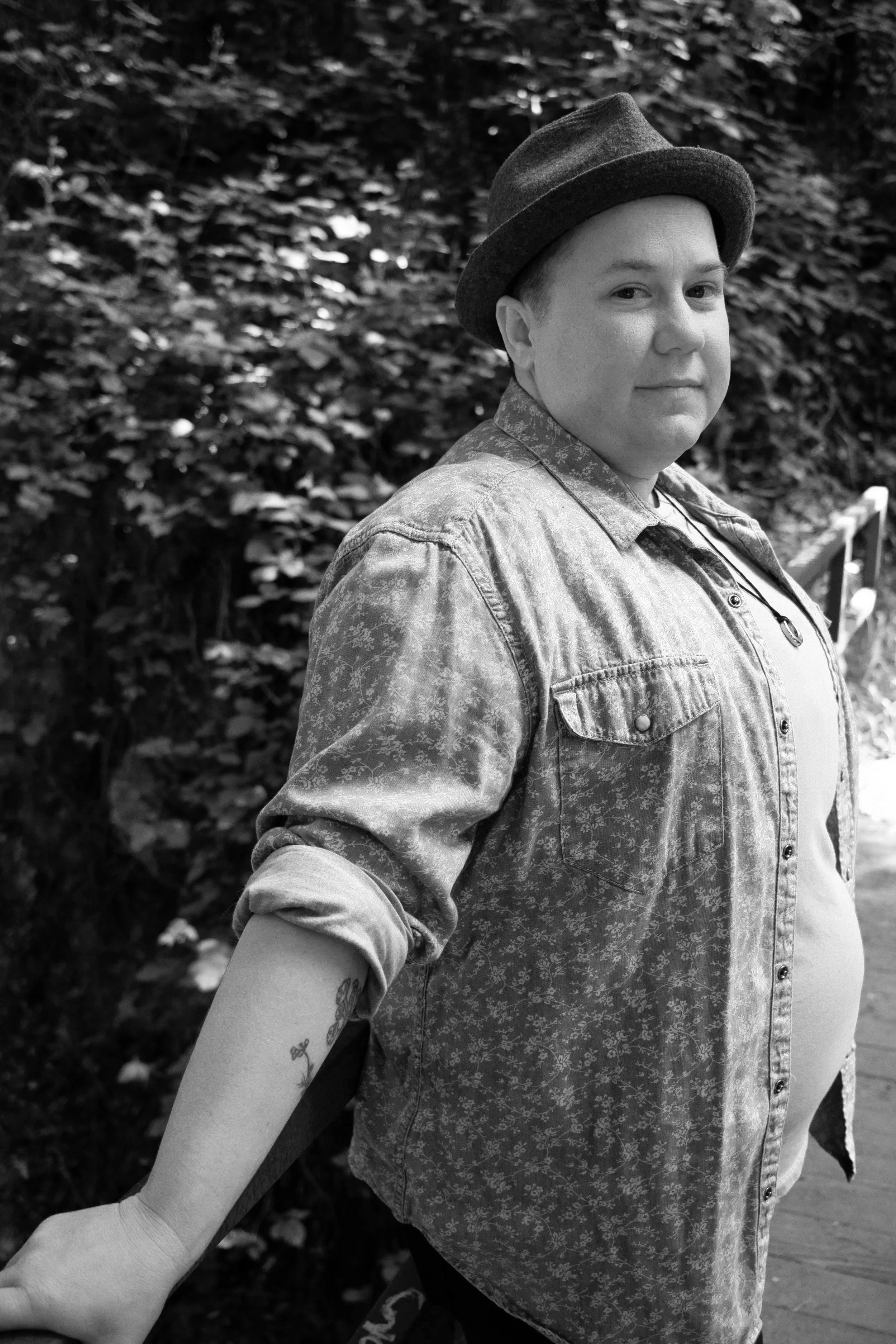 Dillbilly (pronouns: they/them) is a genre-queer songbird from the rural Midwest whose sound migrates across folk, Americana, roots, alt-country, and rock. The vehicles of their songs alternate between piano, guitar, ukulele, and banjo. Currently, Dillbilly has made a home in Oakland, California, where they have teamed up with renowned musician and producer Julie Wolf to create their tenth full-length record, which will be released in 2019 by Waxsimile Productions.