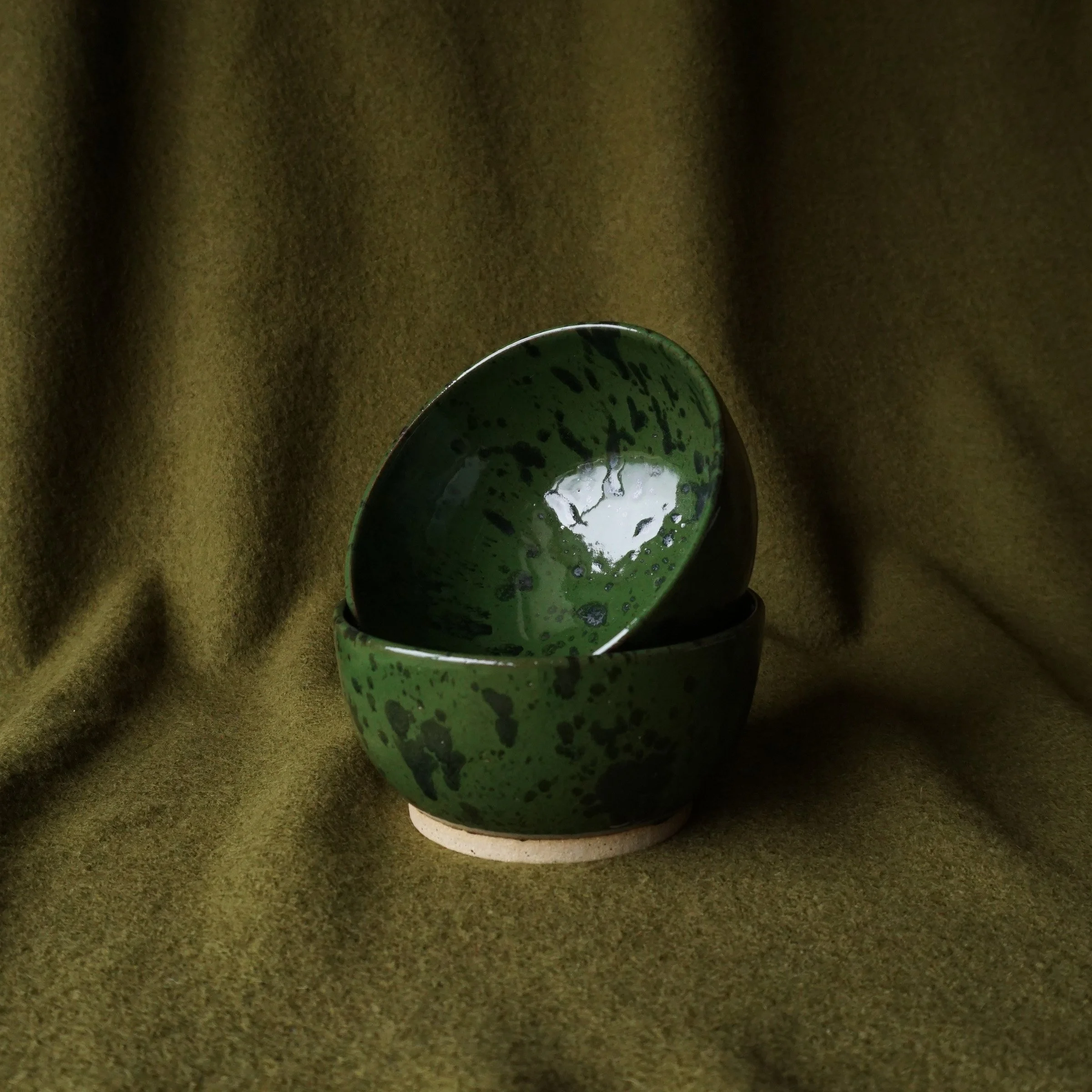 breakfast bowls_enamel green splatterware.jpg