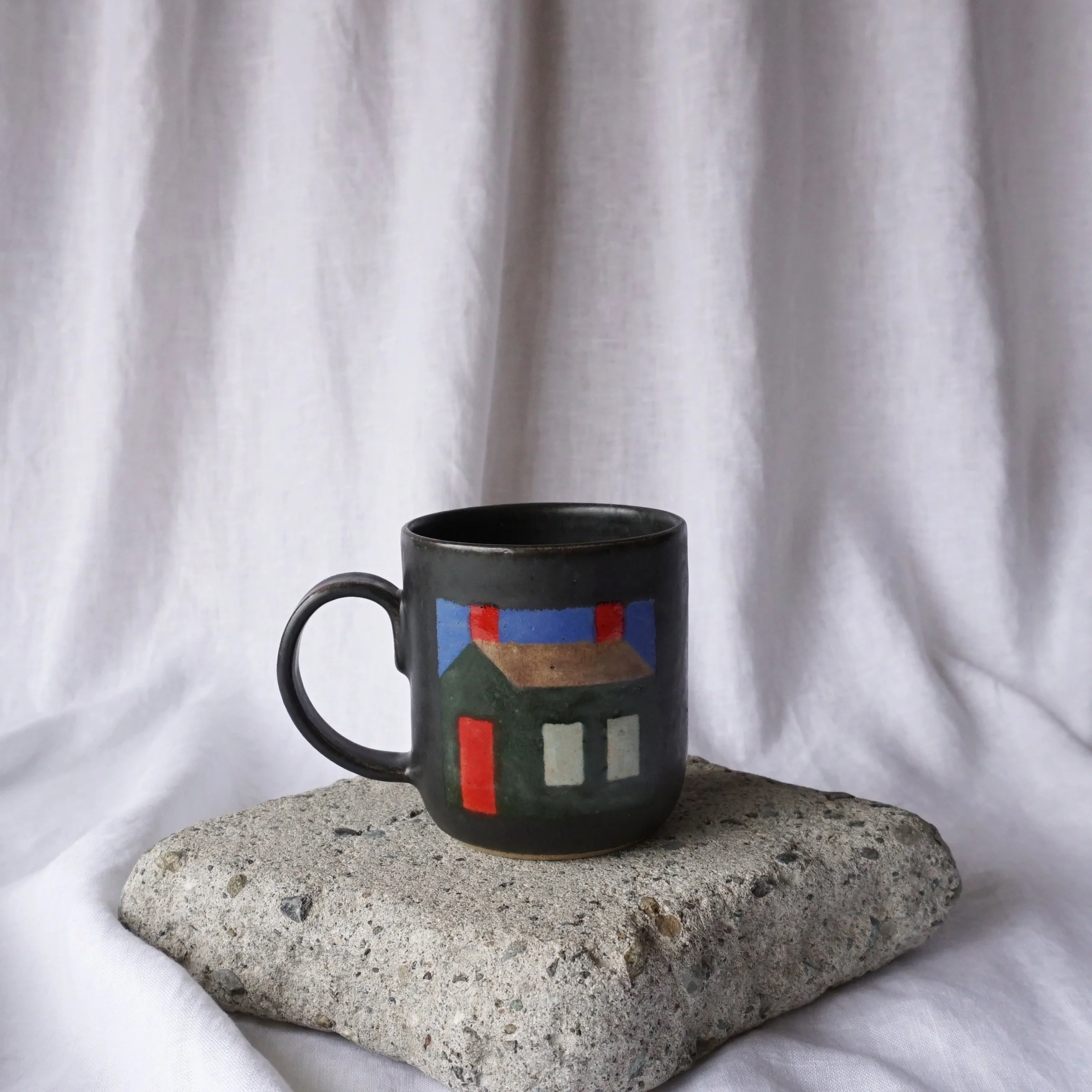 classic mug_house quilt_green on black_1.jpg