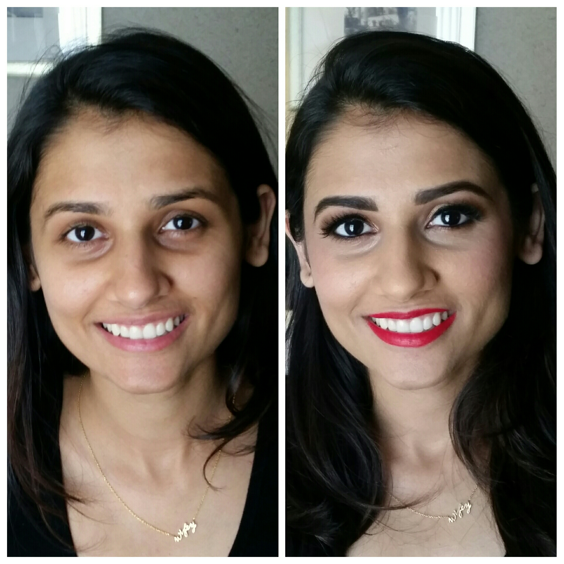 Indian Wedding Attendee with Airbrush and False Lashes.jpg