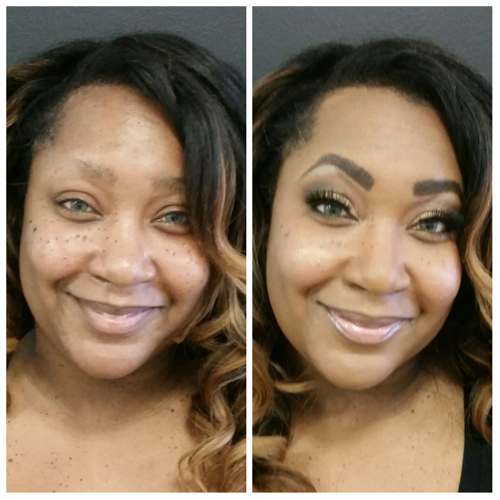 Glamorous Birthday Party Makeup with False Lashes by Luminous Beauty Makeup Artist Richfield.jpg