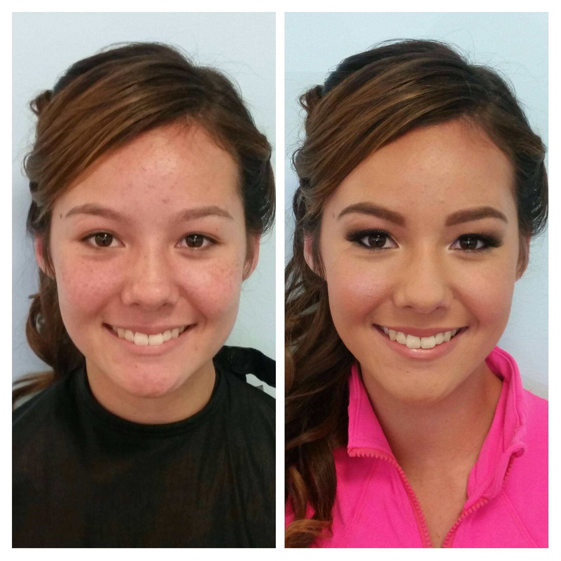 Sophistocated Homecoming Makeup Application with Airbrush and False Lashes by Luminous Beauty Makeup Artist.jpg