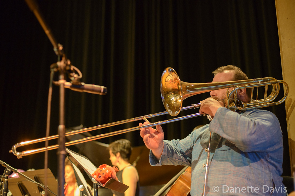  L-R:&nbsp; Ione, Margaret Sunghe Paek, and Greg Powers,  2016 , at The Chapel 