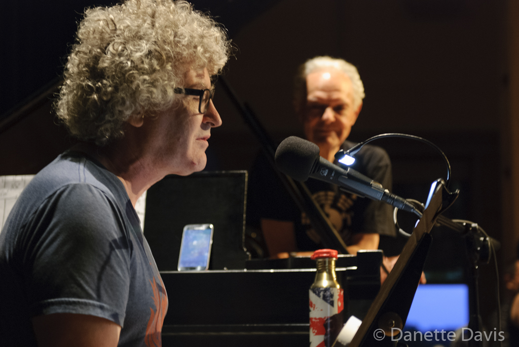  L-R: Neal Kosaly-Meyer and Stuart Dempster,  2016 , at The Chapel 