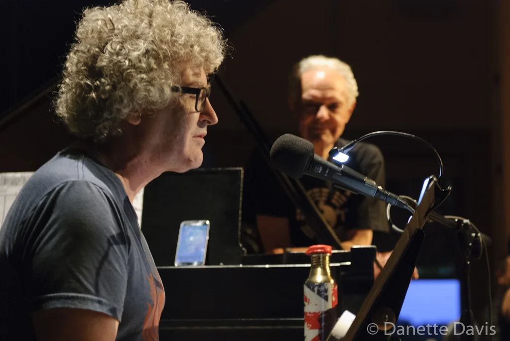 L-R: Neal Kosaly-Meyer and Stuart Dempster, 2016 , at The Chapel