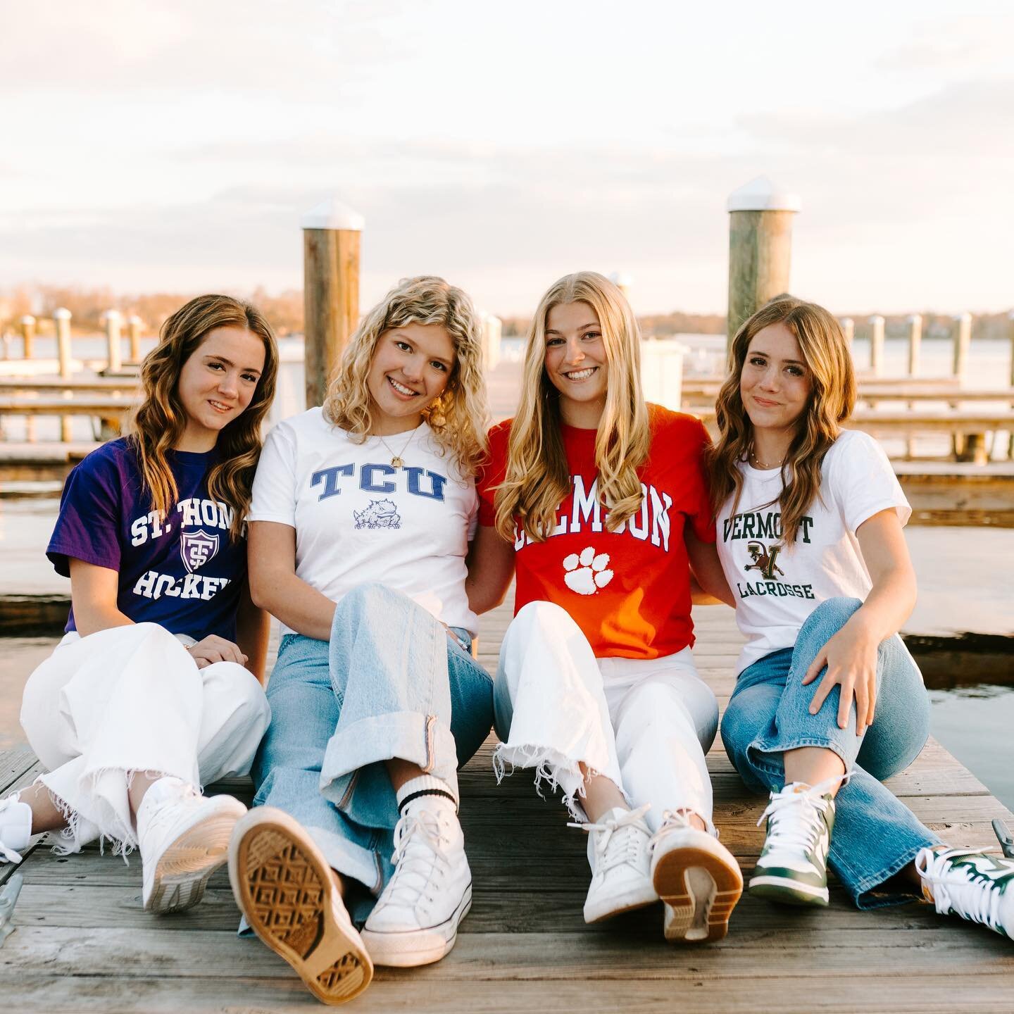 First grad session of the season with Sam &amp; her friends last night! 🤍