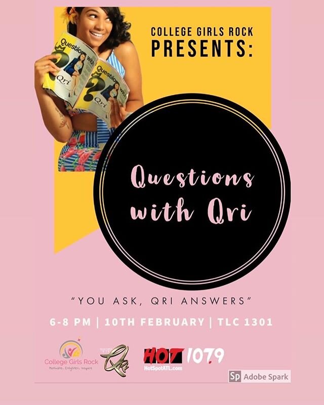 Questions w/ Qri.... consider it a success!💕 @questionswithqri Thank for a wonderful event. Looking to have many more.