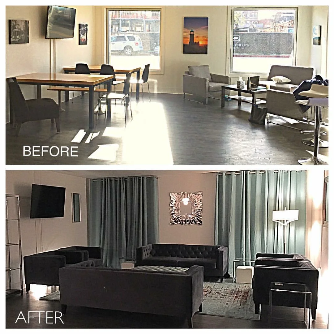 From Lunch Room to Evening Lounge