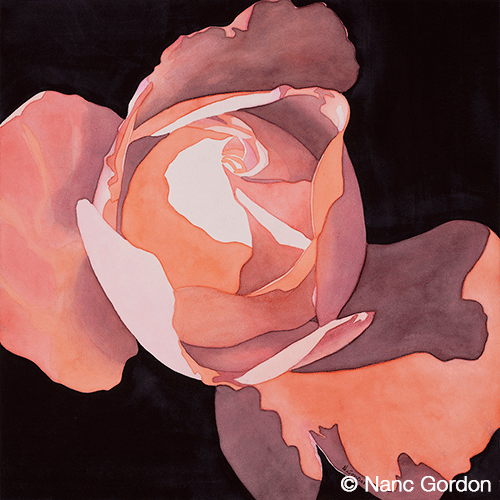 First Blush, Watercolor, 14" x 14" 2014 Richardson Civic Arts Society, Membership Exhibition 2015 Texas Visual Arts Association, 68th Annual Members Exhibition