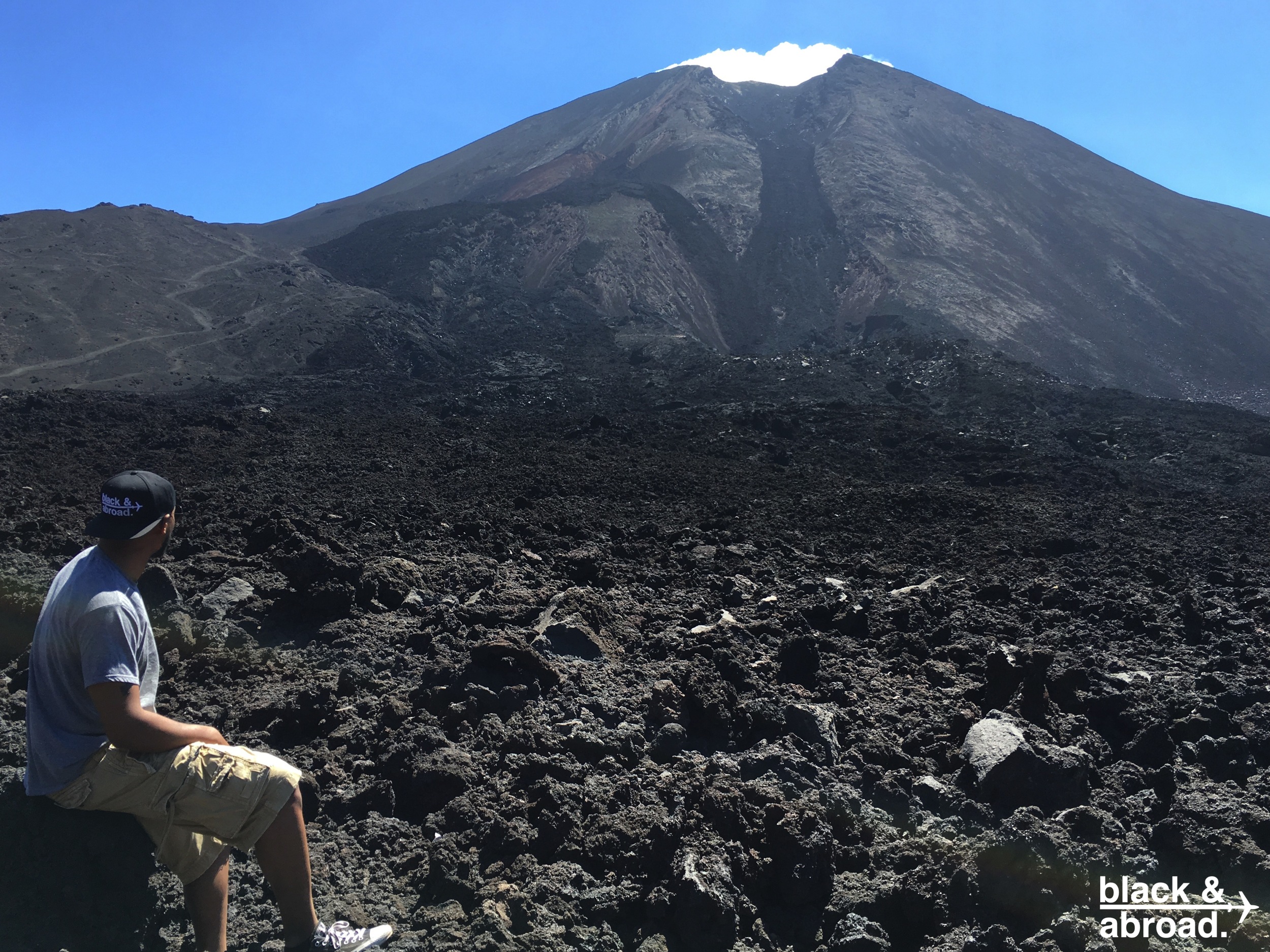 Location: Mars --- or at least that's what it felt like once we arrived at the crater of the volcano.