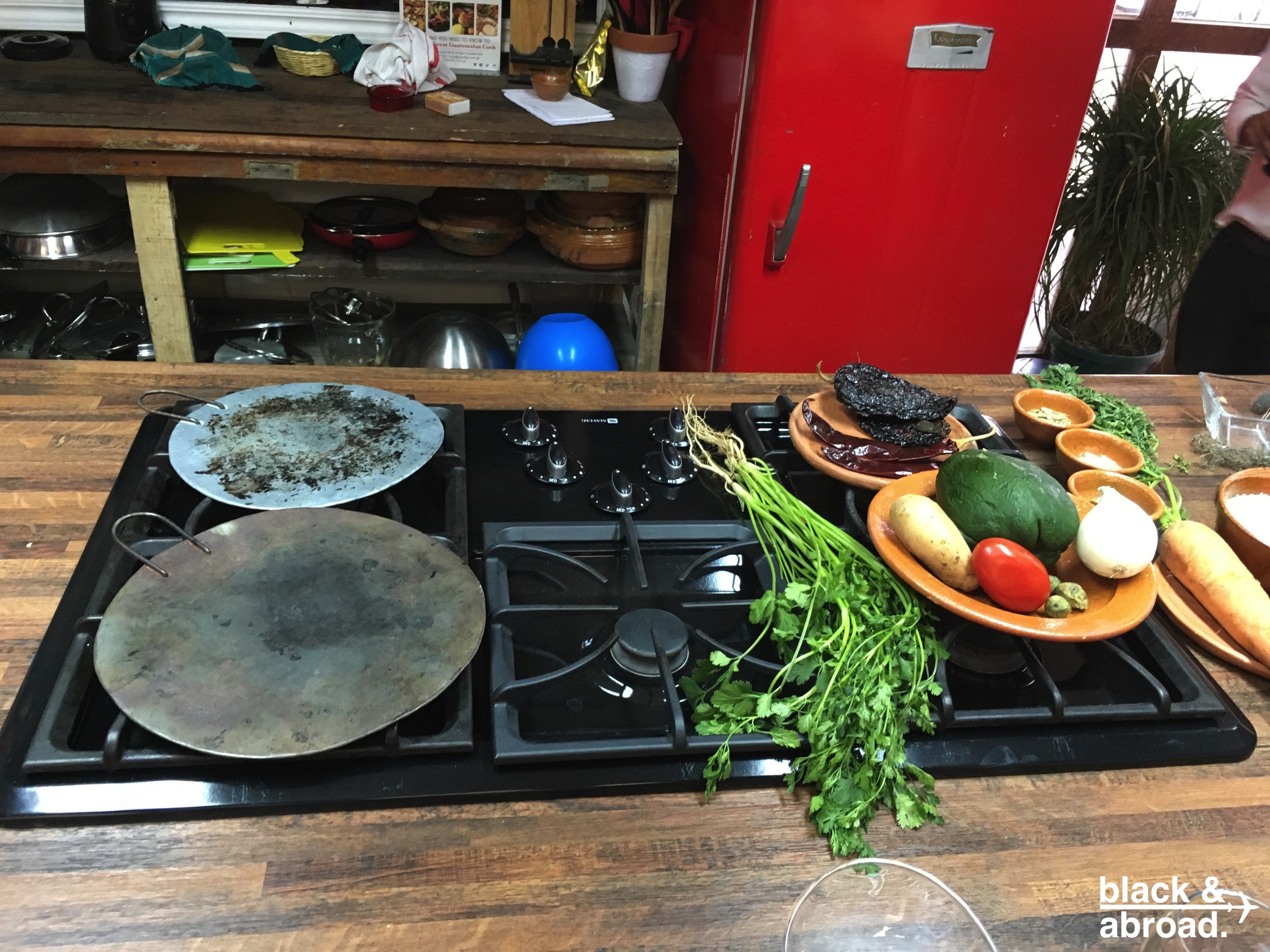 A sampling of the ingredients used in our dishes.