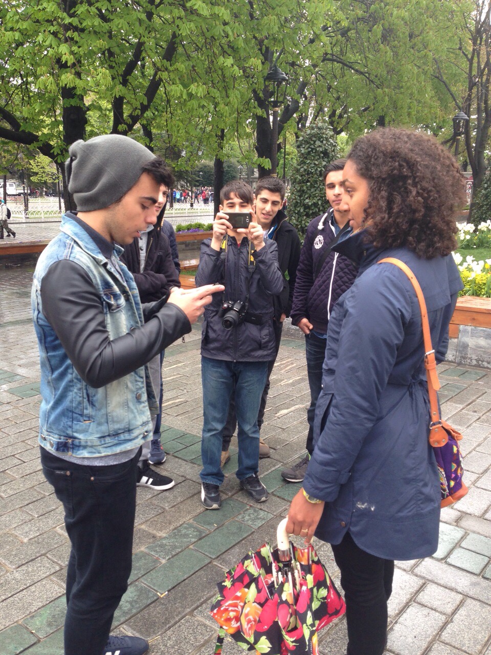 Turkish boys interviewing me thinking I am Rihanna! 2015