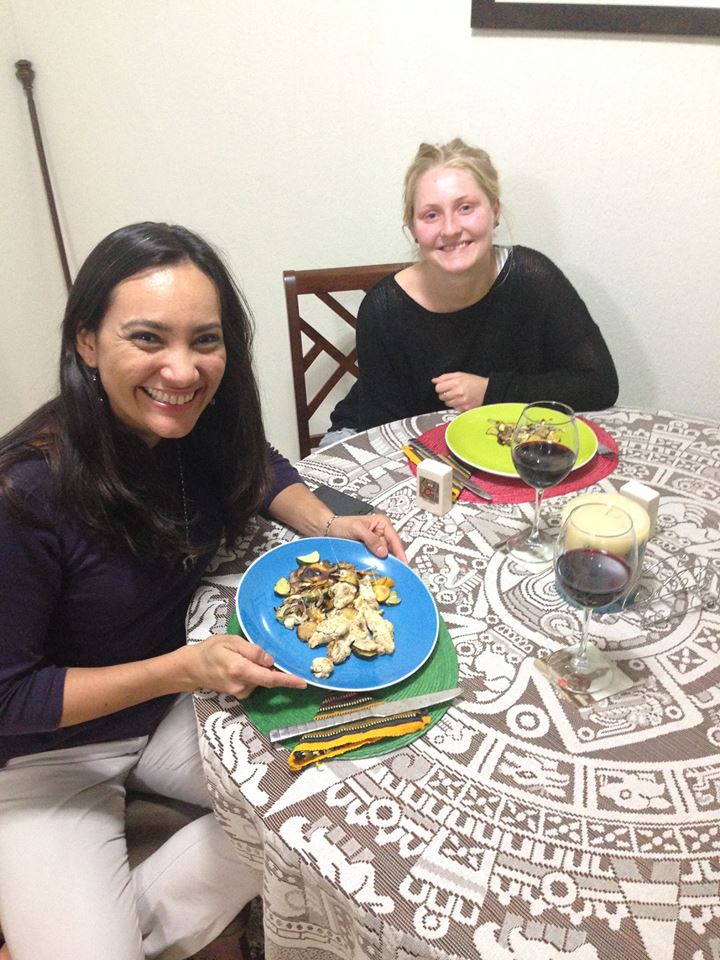 Our CouchSurfing host, and Anne.