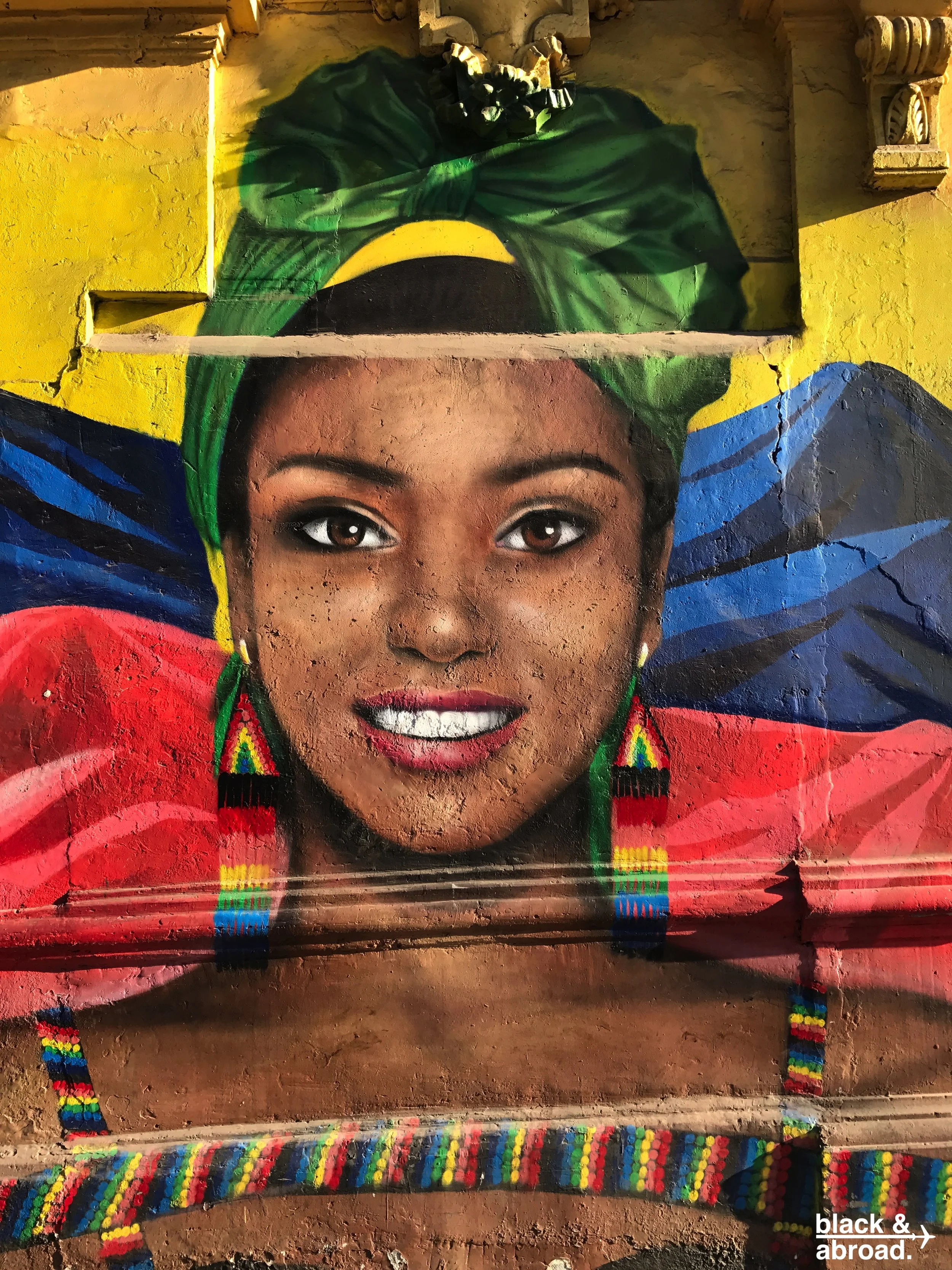 Some of the fantastic street art in Barrio Bellavista!