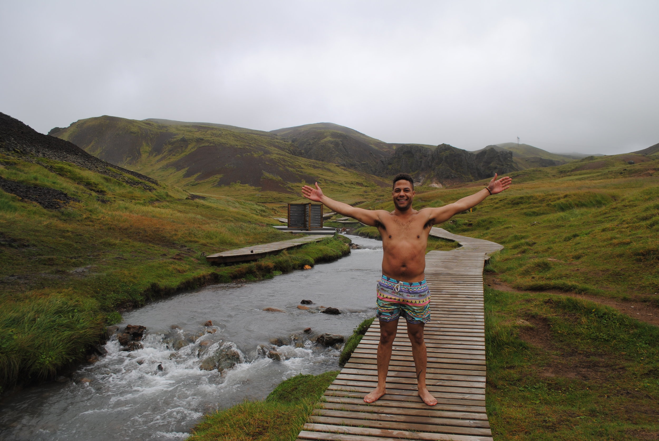 Me being safe in Reykjadalur, Iceland