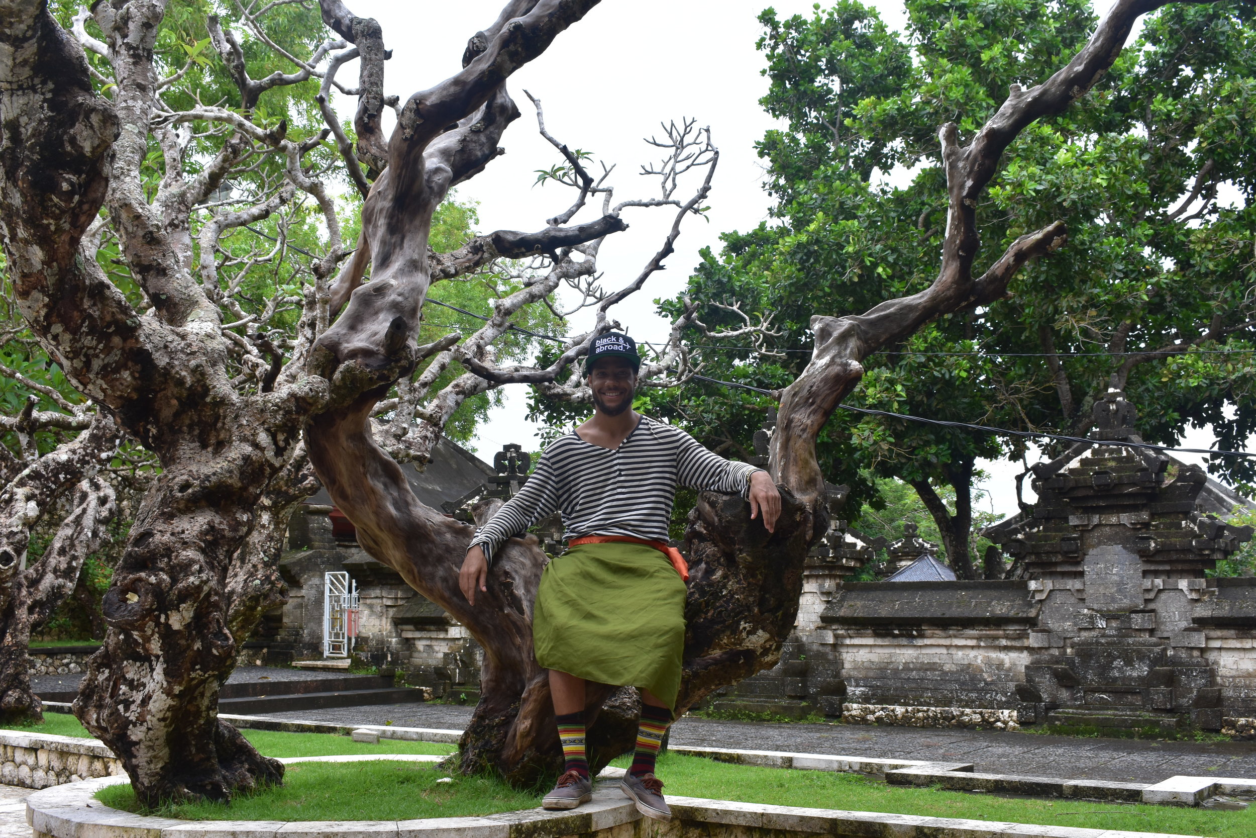 Me being safe at Uluwatu Temple, Bali