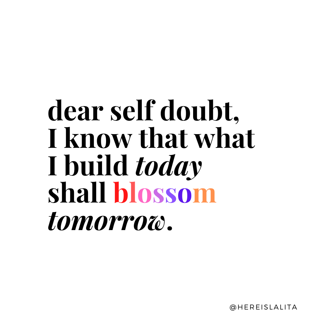 You’re planting for tomorrow. Not today. ⁣⁣