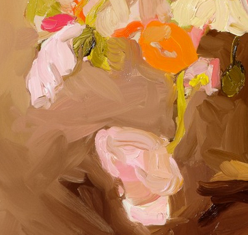 Snippet of Laura Jones's 'Poppies 2012, oil on linen, 70 x 86 cm'