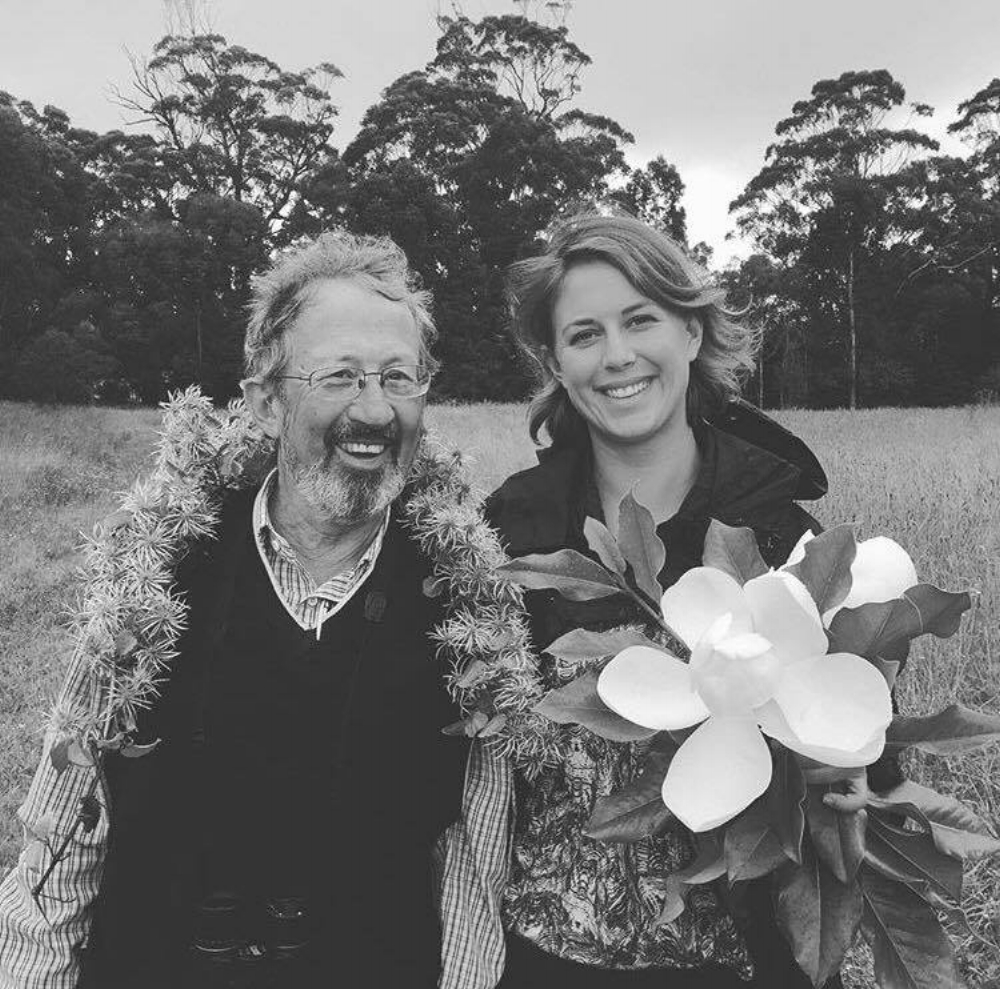 My father 'The Zealous Lover of Nature', and me.